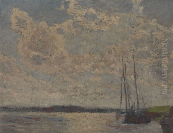 View of the River Scheldt (sketch) - view 1