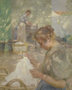 Sunny Day by Emile Claus