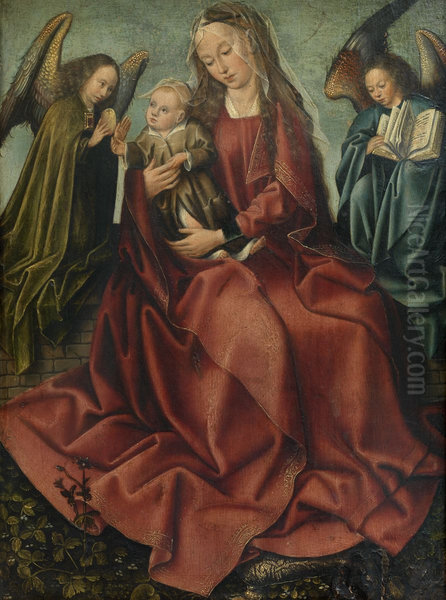 The Virgin and Child Between Two Angels - view 1