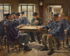 Sunday Morning, Before Mass by Leon Frederic