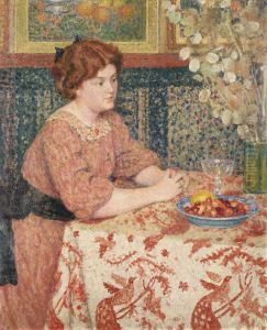 Young Woman with Cherries Young Woman with Cherries