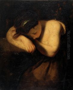 Girl, Sleeping by Of Sir Joshua Reynolds