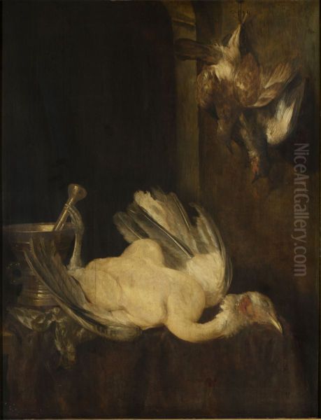Stilleven met dode vogels - view 1