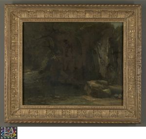 The Cliffs of the Loue by Gustave Courbet