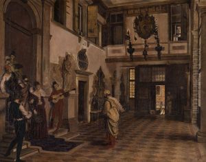 Feast at the Doge's Palace in Venice by Xavier Mellery