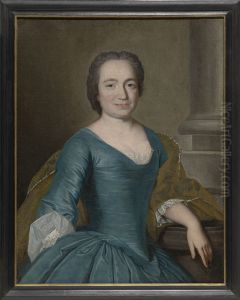 Portret van Maria de Hondt by Antonius Suweyns