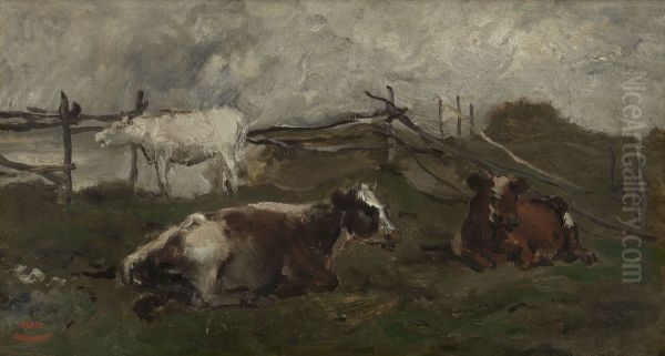 Cows in a Meadow - view 1
