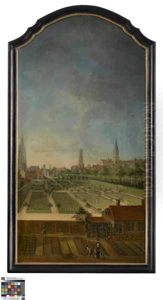 De tuin van de familie Willaeys-Vleys in Groeninge, Brugge - view 1