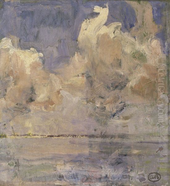 Nuages au-dessus de la mer - view 1