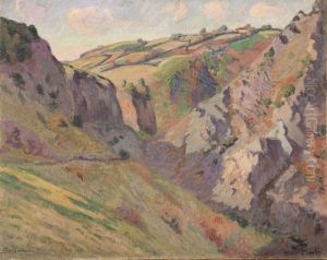 The Caverns of Prunal near Pontgibaud (Auvergne) by Armand Guillaumin