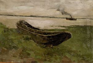 The River Scheldt at Doel by Albert Baertsoen