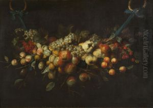 Wreath of Fruit by Frans Snyders