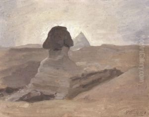 The Sphinx at Giza by Fernand Scribe