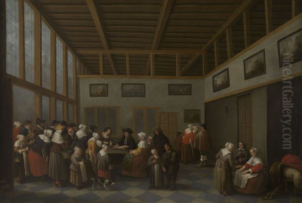 The Distribution to the Poor - view 1