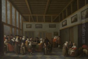 The Distribution to the Poor by Joost Cornelisz Droochsloot