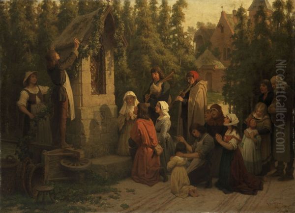 A Prayer before the Hop Harvest - view 1