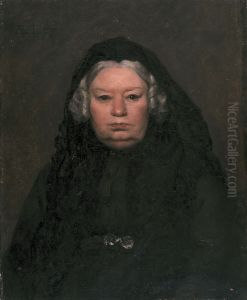 Portrait of Mrs Felix De Vigne by Virginie Demont-Breton