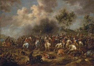 A Cavalry Battle by Alexander Casteels