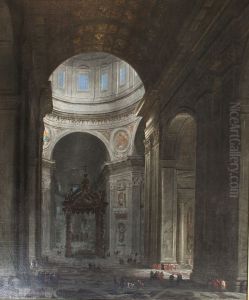 Interior of Saint Peter's in Rome