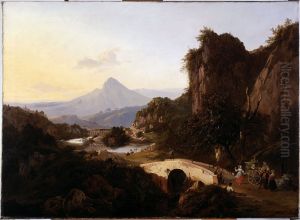 Italian Landscape with Dancing Figures