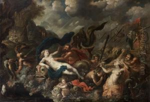 Neptune Et Amphitrite by Pauwel Casteels