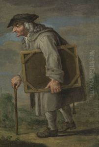 De oude schilder by Jan Anton Garemyn