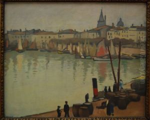 Port of La Rochelle by Albert Marquet