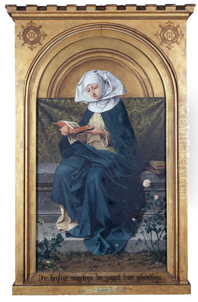 The Virgin at Prayer - view 1