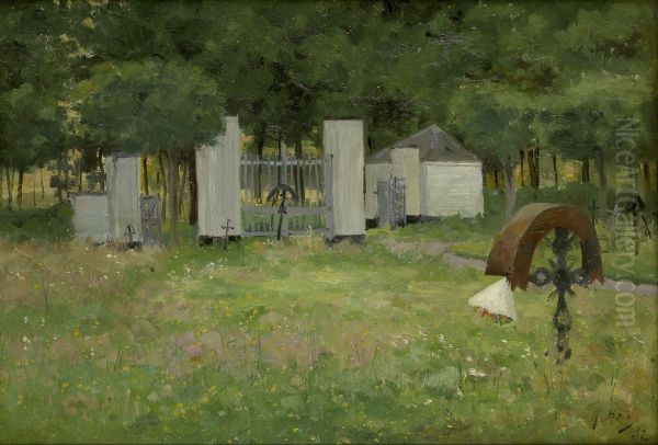 The Old Graveyard in Wondelgem (Ghent) - view 1