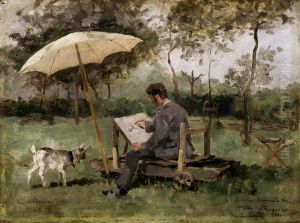 Armand Heins Painting Outdoors
