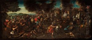 Alexander Den Store Moter Perserkonungen Darius by Pauwel Casteels