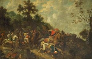 A Military Skirmish by Pauwel Casteels