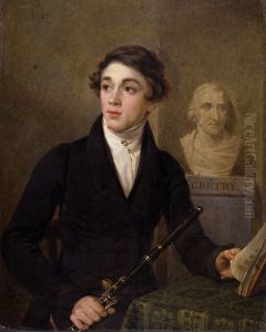 Portrait of the Musician Jean De Vigne by Felix De Vigne