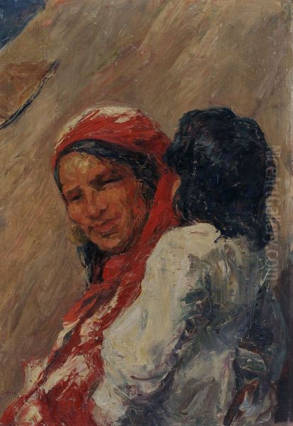 Gypsy Woman with Child - view 1