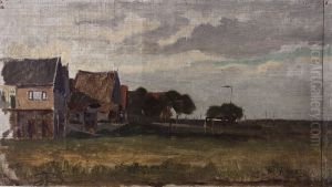 Landscape in Sweden by Felicien Rops