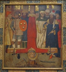 De kruisiging van de heilige Petrus
