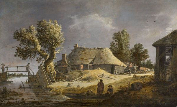 Landscape with a Farmhouse - view 1