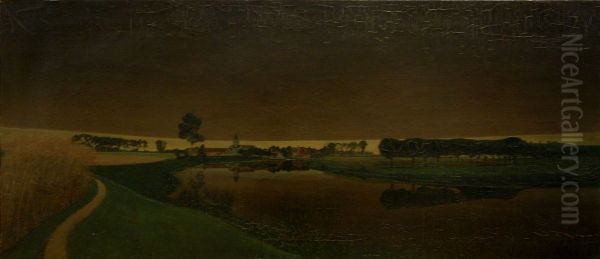 Thunderstorm over Sint-Martens-Latem - view 1