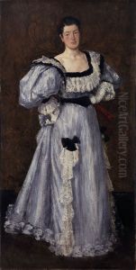 Portrait of Helene Roulet, the Wife of the Artist Adolphe Crespin