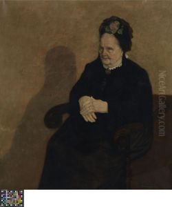 The Grandmother or Portrait of Roos Van Wijnendaele by Gustave Van De Woestijne