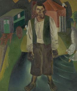 The Idiot by the Pond by Frits Van Den Berghe