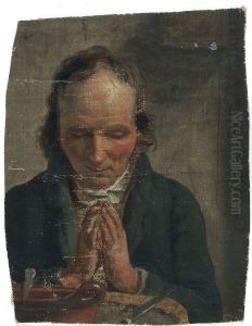 Man Saying Grace by Jozef Geirnaert