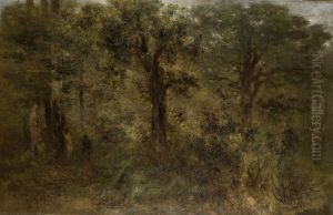 Woodland Scene in Gasny (Normandy)