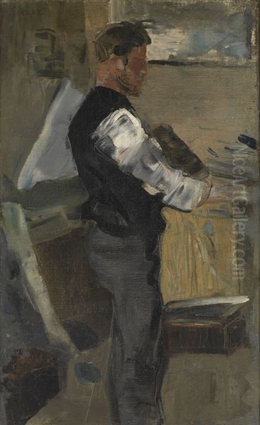 Willy Finch in the Studio - view 1