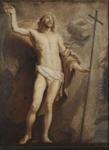 Christ on the Cross; grisaille by another hand) Christ on the Cross; grisaille by another hand)