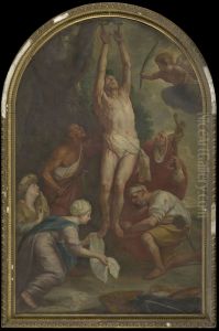 Het martyrium van de H. Blasius van Sebaste by Gaspar De Crayer
