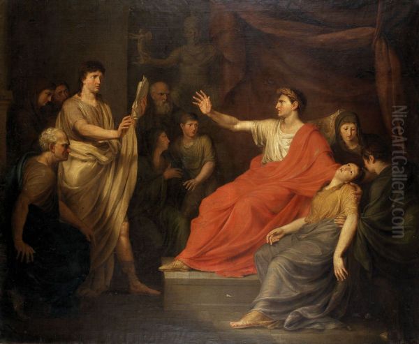 Virgil Reading the Aeneid to August, in the Presence of Octavia and Julia, Marcellus' Mother and Widow - view 1