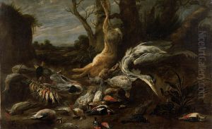 Landscape with Hunting Trophy