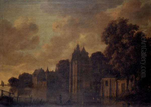 Fortified Town on a River - view 1