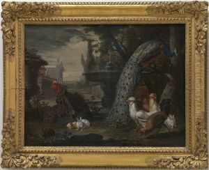 Animals in a Garden by David de Coninck